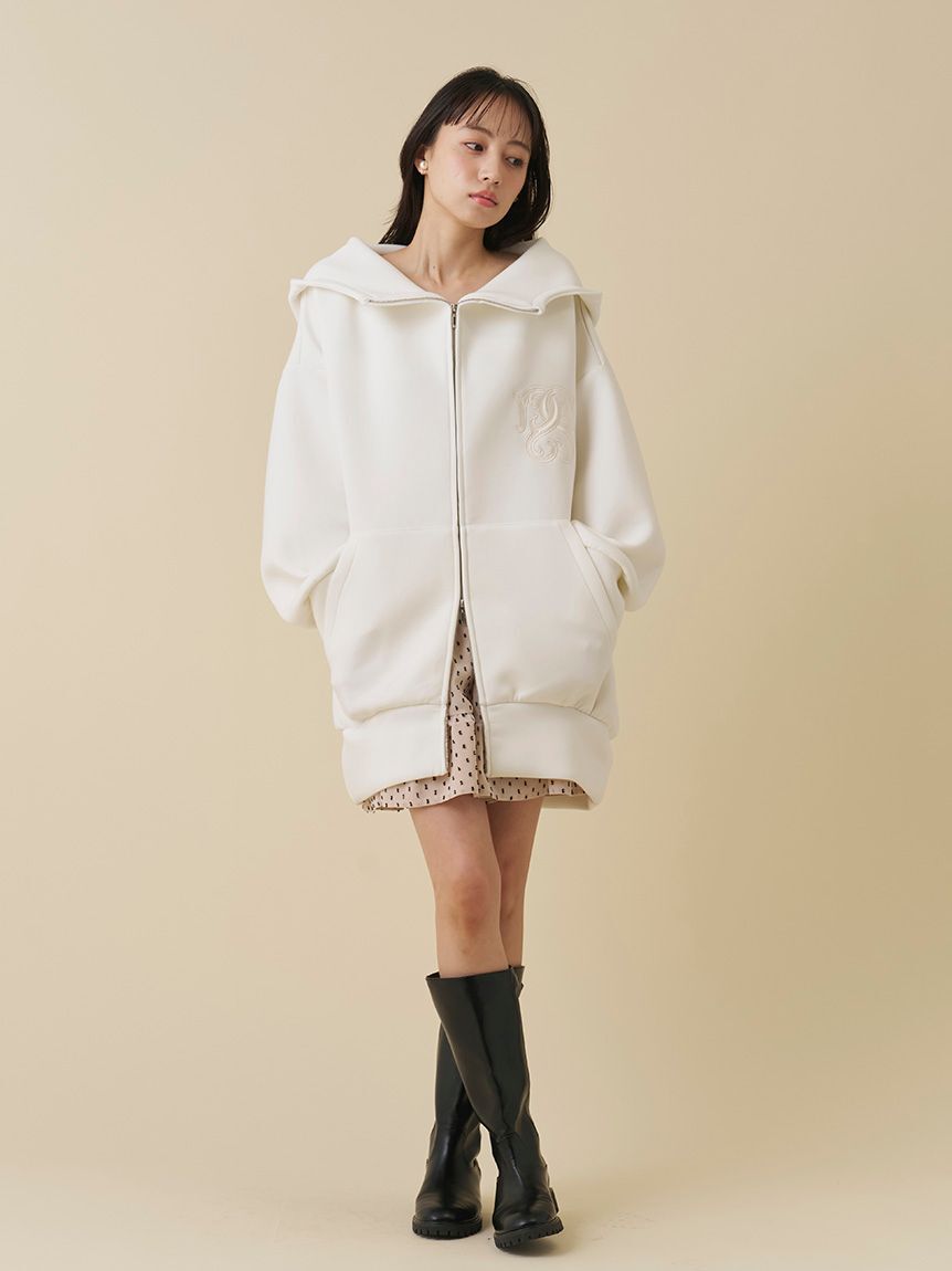 SNIDEL「ボリュームパーカーワンピース」|ワンピース|