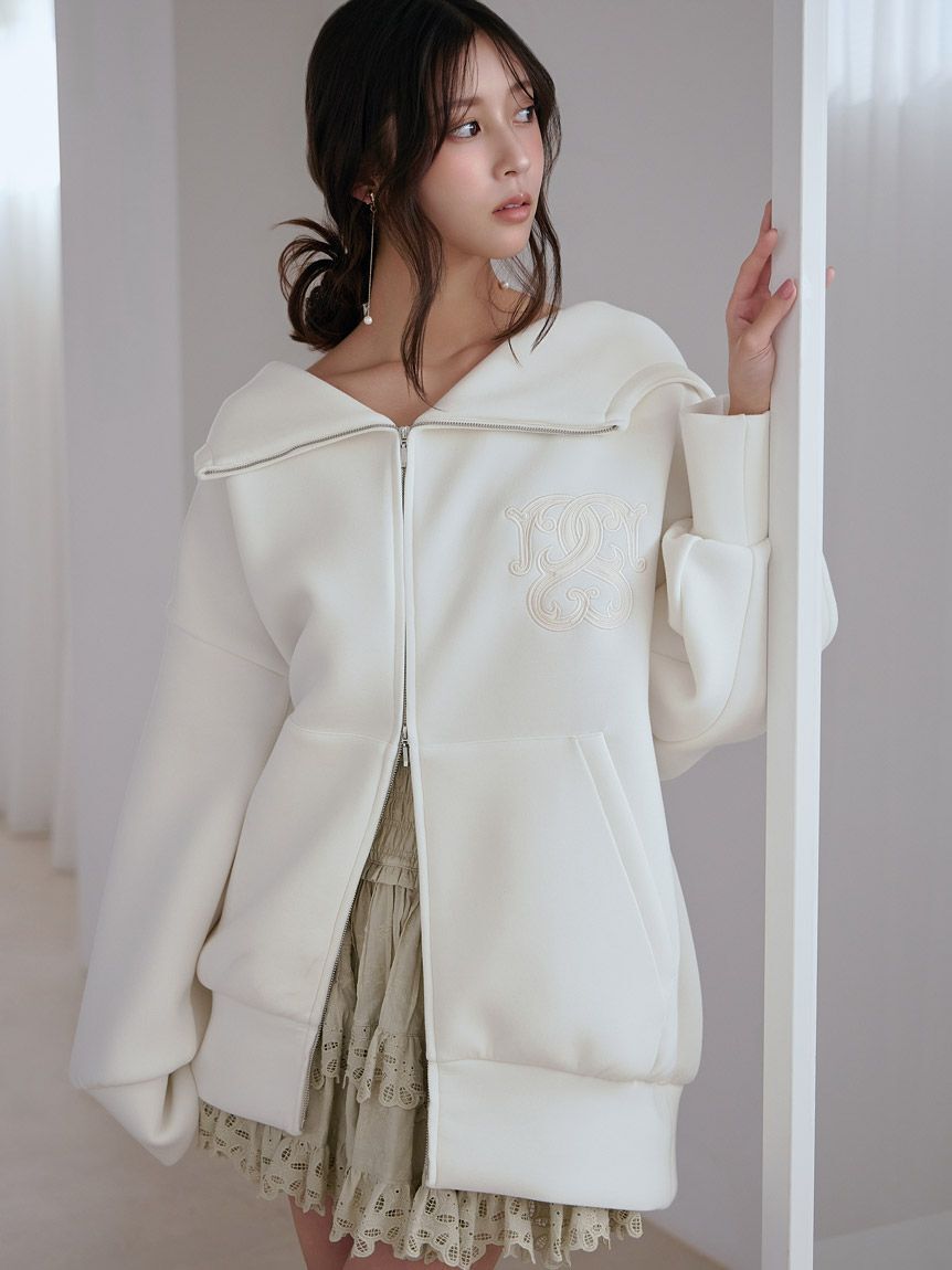 SNIDEL「ボリュームパーカーワンピース」|ワンピース|