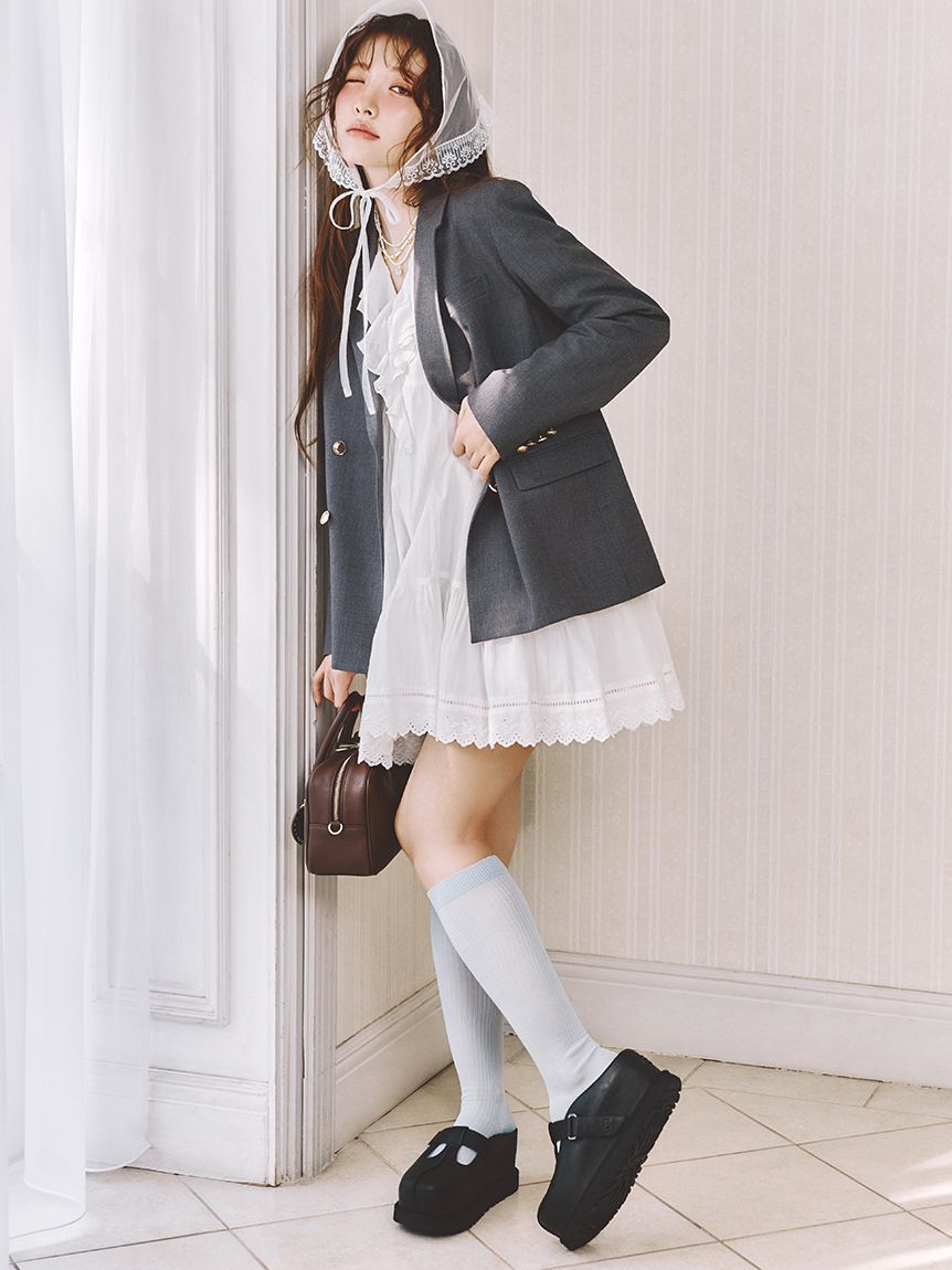 LILY BROWN「ダブルブレストジャケット」|テーラードジャケット|