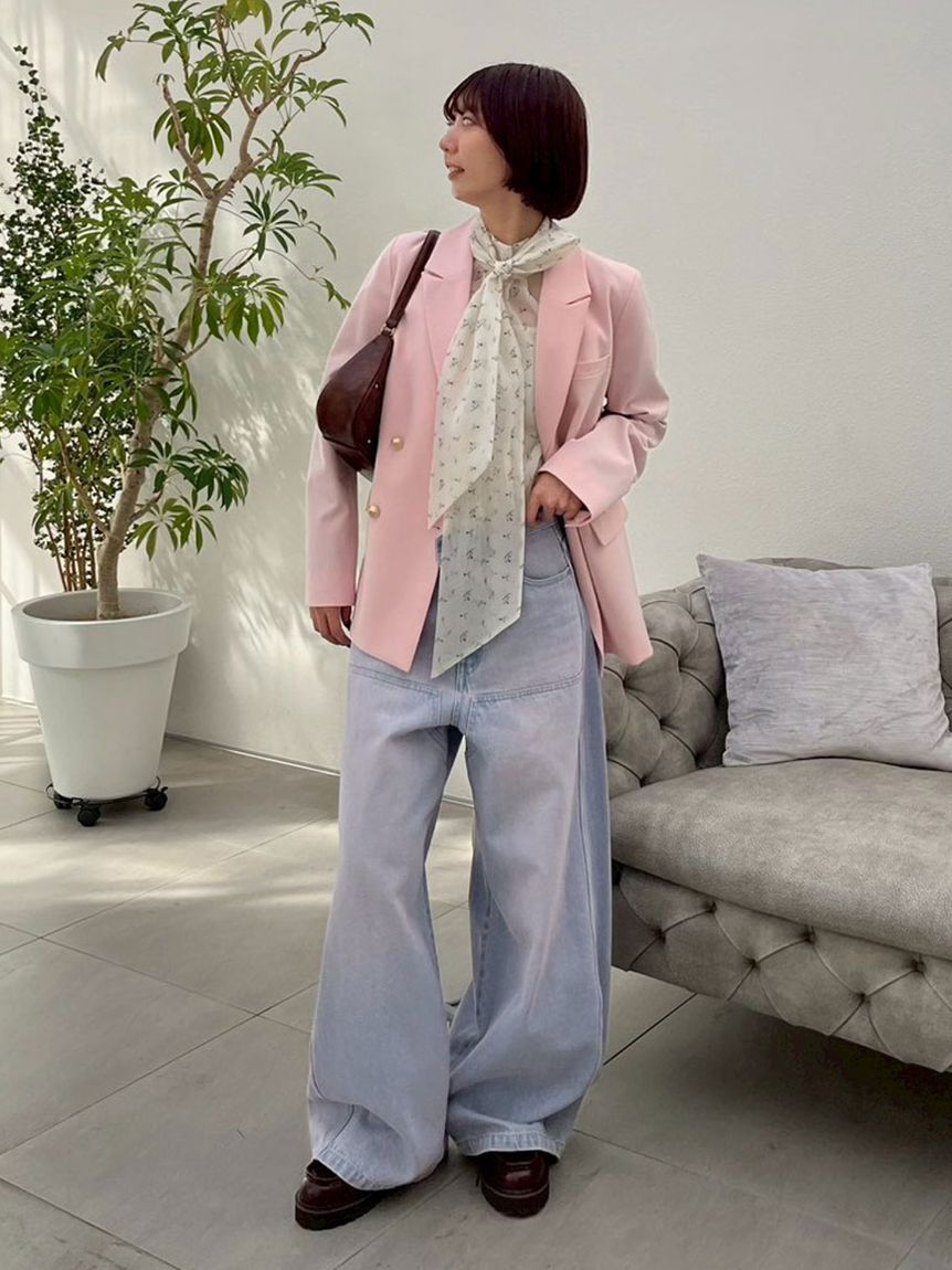 LILY BROWN「ダブルブレストジャケット」|テーラードジャケット|