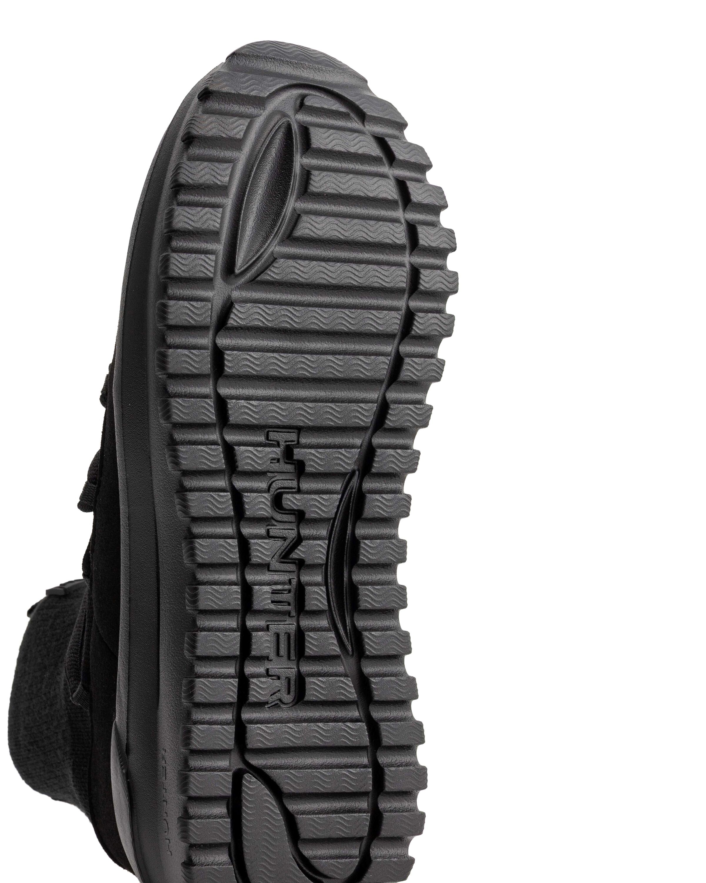 HUNTER「ユニセックス トラベル フロー ビーガン スエード ニット レース ブーツ」|スニーカー|