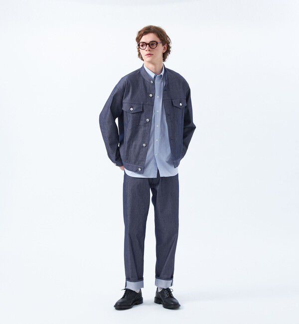 MACKINTOSH PHILOSOPHY「【アニチューブ掲載】ナイロンチノ/ポリエステルデニム 5ポケットパンツ」|デニム|