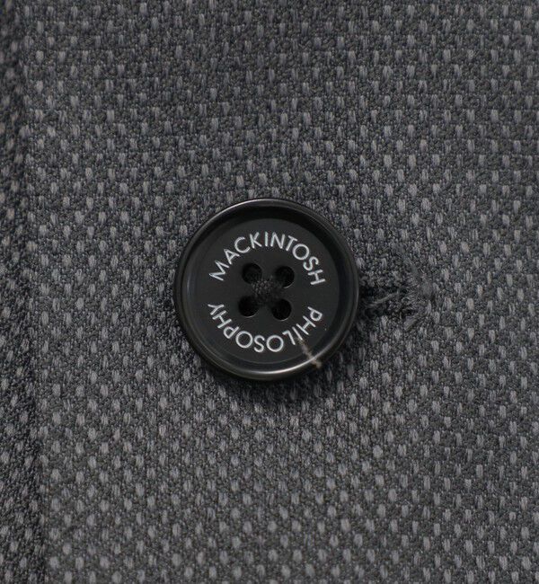 MACKINTOSH PHILOSOPHY「【25年春夏モデル】トロッター ジャケット #000（ナンバーゼロ）バーズアイストレッチ リサイクル」|テーラードジャケット|