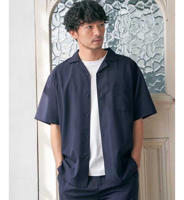 ikka「ライトダンボールダブルフェイスTシャツ」|Tシャツ・カットソー|