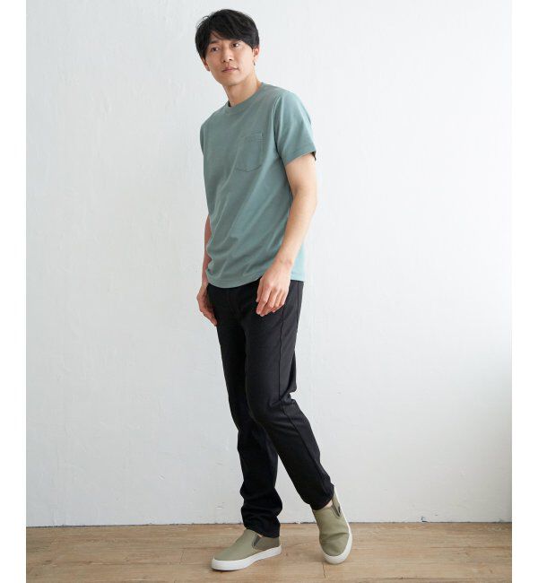 ikka「ライトダンボールダブルフェイスTシャツ」|Tシャツ・カットソー|