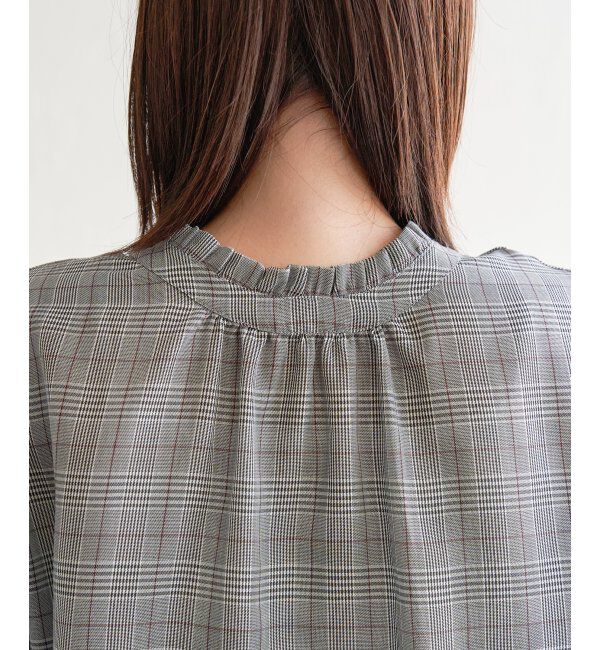 ikka「襟フリル2WAYブラウス」|シャツ・ブラウス|