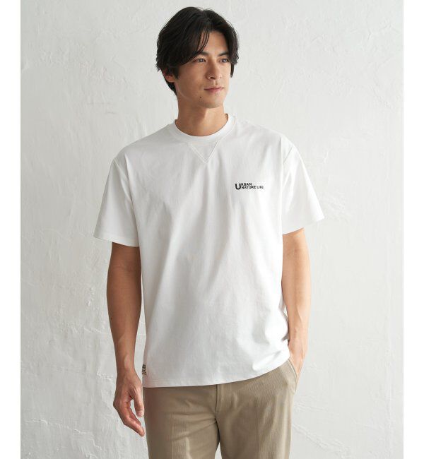 ikka「URBAN NATURE LIFE アーバンネイチャーライフ ドライSP冷感プリントTシャツ」|Tシャツ・カットソー|