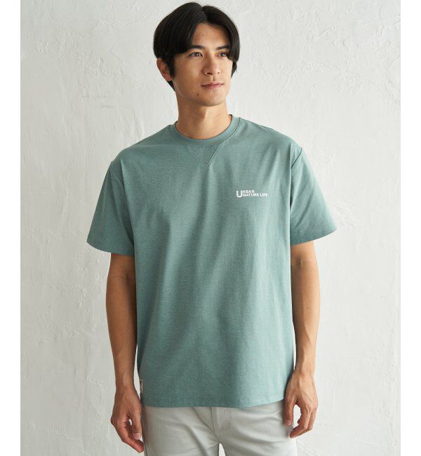 ikka「URBAN NATURE LIFE アーバンネイチャーライフ ドライSP冷感プリントTシャツ」|Tシャツ・カットソー|
