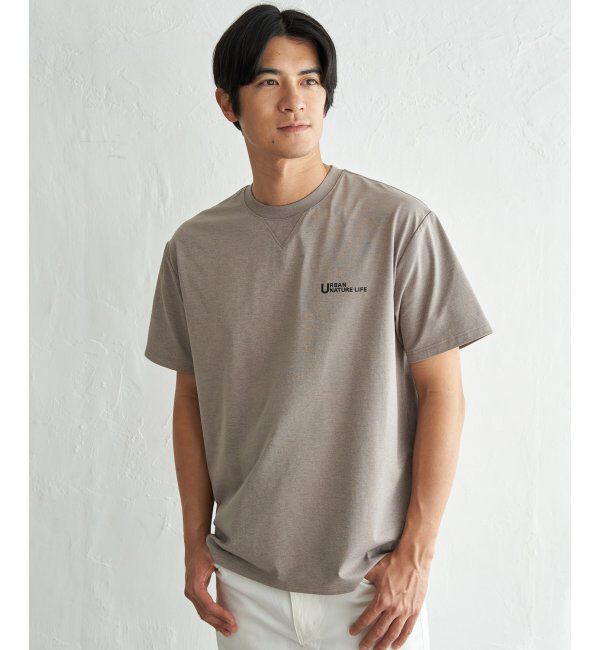 ikka「URBAN NATURE LIFE アーバンネイチャーライフ ドライSP冷感プリントTシャツ」|Tシャツ・カットソー|