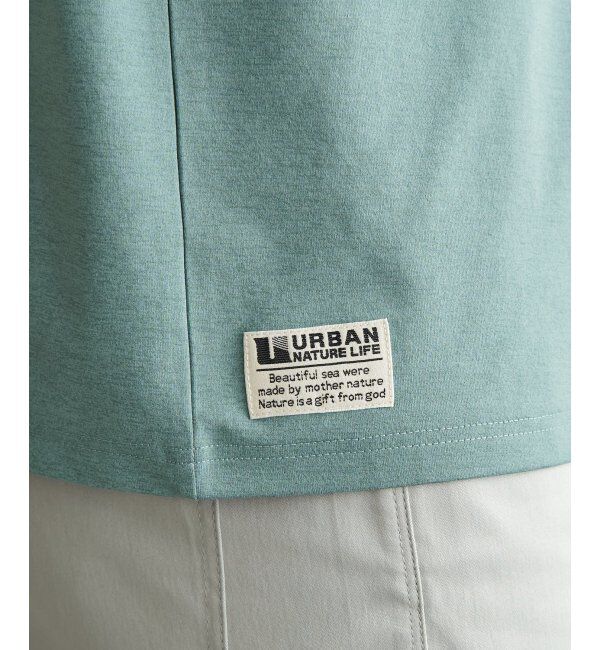 ikka「URBAN NATURE LIFE アーバンネイチャーライフ ドライSP冷感プリントTシャツ」|Tシャツ・カットソー|