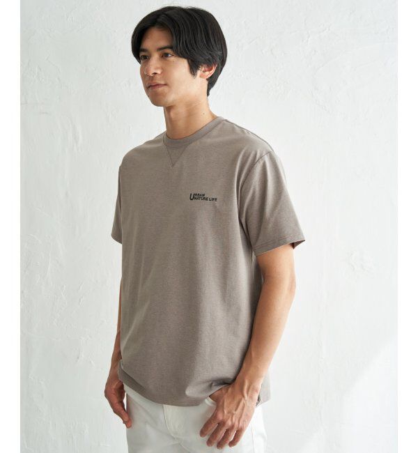 ikka「URBAN NATURE LIFE アーバンネイチャーライフ ドライSP冷感プリントTシャツ」|Tシャツ・カットソー|