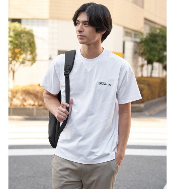 ikka「URBAN NATURE LIFE アーバンネイチャーライフ ドライSP冷感プリントTシャツ」|Tシャツ・カットソー|