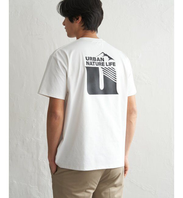 ikka「URBAN NATURE LIFE アーバンネイチャーライフ ドライSP冷感プリントTシャツ」|Tシャツ・カットソー|