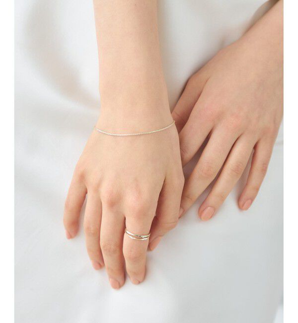 ete「【先行予約】 [アイシーヴェール] K10IGG スパイクチェーン ブレスレット」|ブレスレット・バングル|