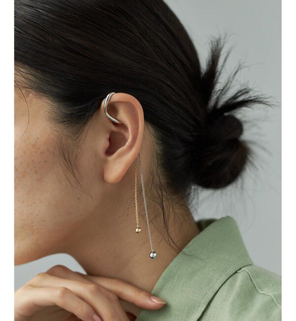 Jouete「[メッシュカフス] ボール コンビカラー」|イヤーカフ|