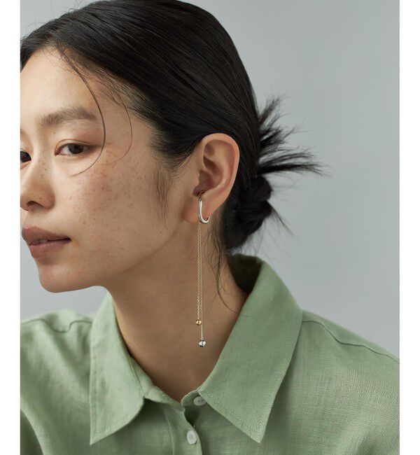 Jouete「[メッシュカフス] ボール コンビカラー」|イヤーカフ|