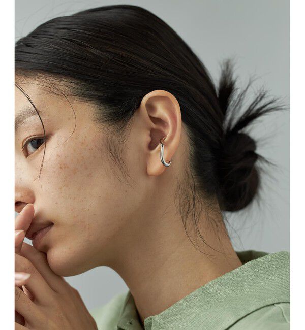 Jouete「[メッシュカフス] ボール コンビカラー」|イヤーカフ|