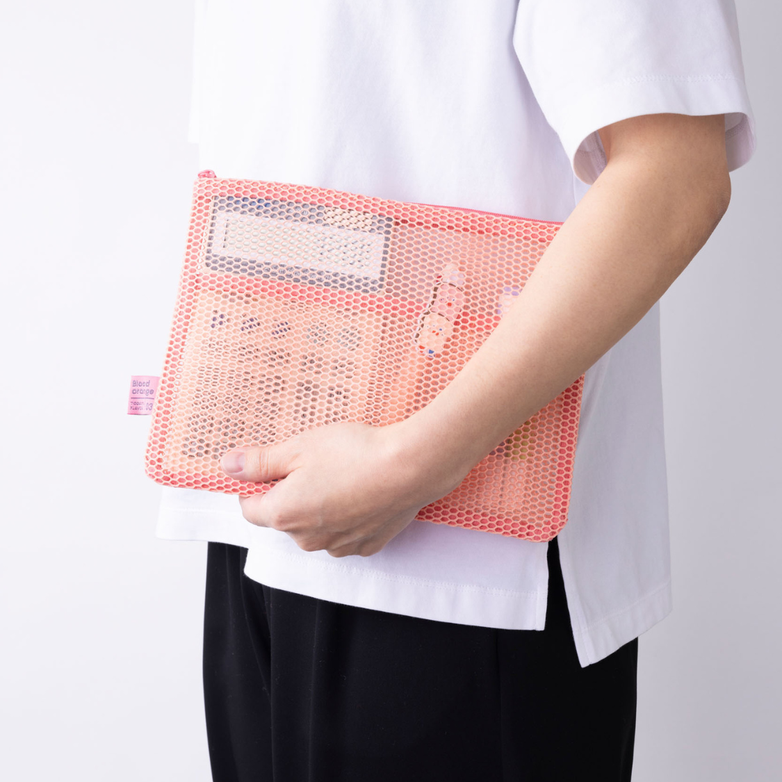  「フラットポーチ・Ａ５／メッシュコレクション」|ポーチ|