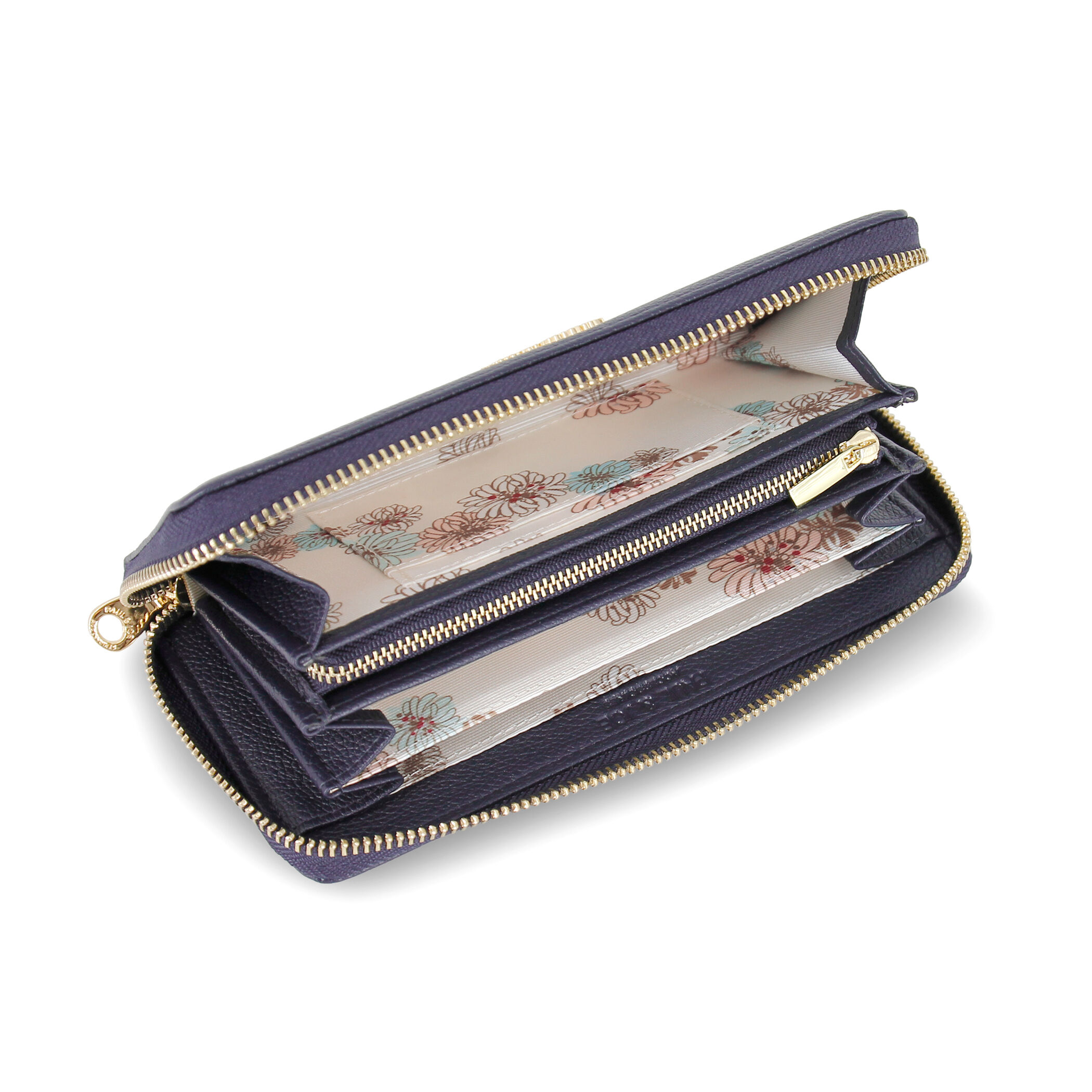 PAUL&JOE「ラウンド束入れ／クリザンテーム　メタル　／ＰＡＵＬ　＆　ＪＯＥ」|財布|