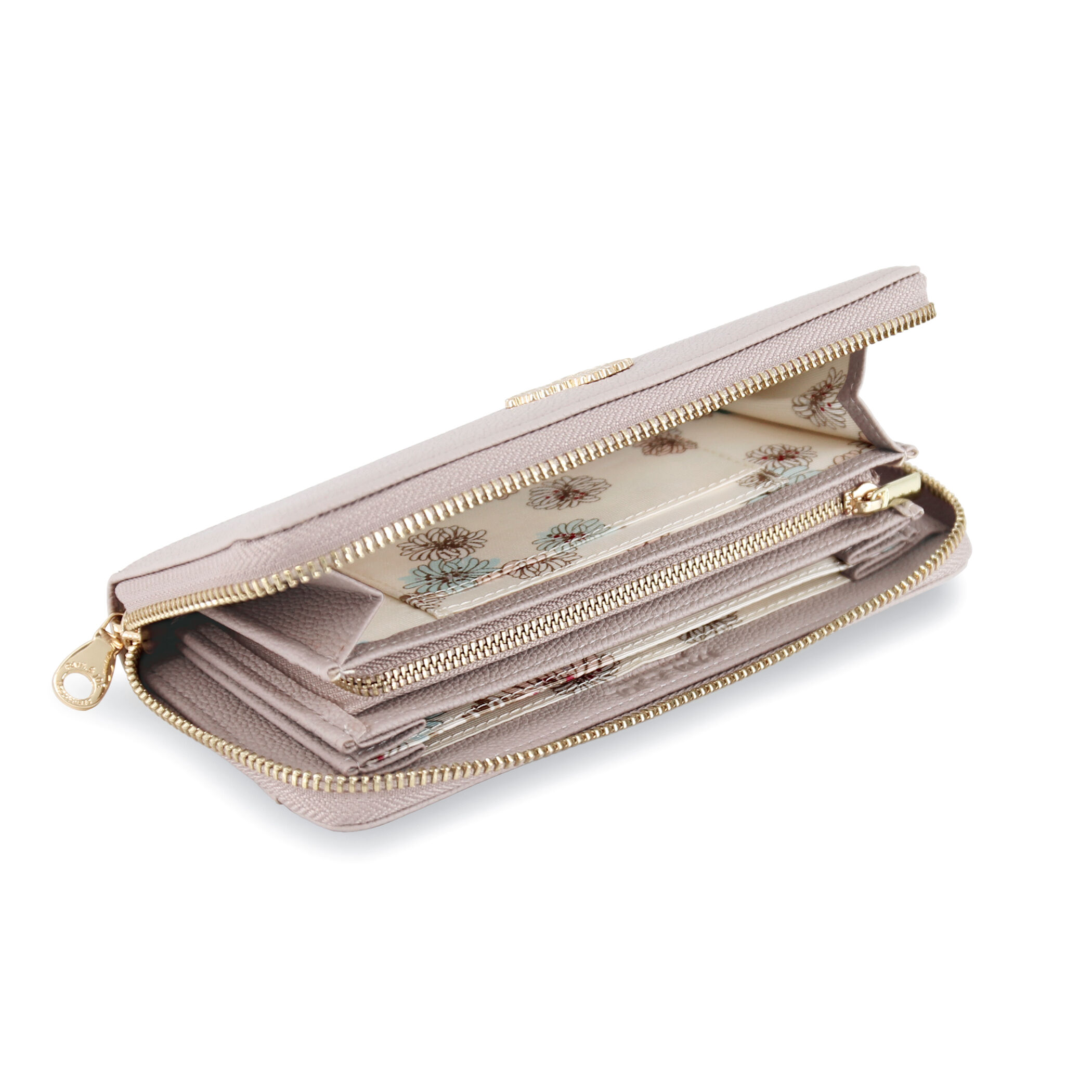 PAUL&JOE「ラウンド束入れ／クリザンテーム　メタル　／ＰＡＵＬ　＆　ＪＯＥ」|財布|