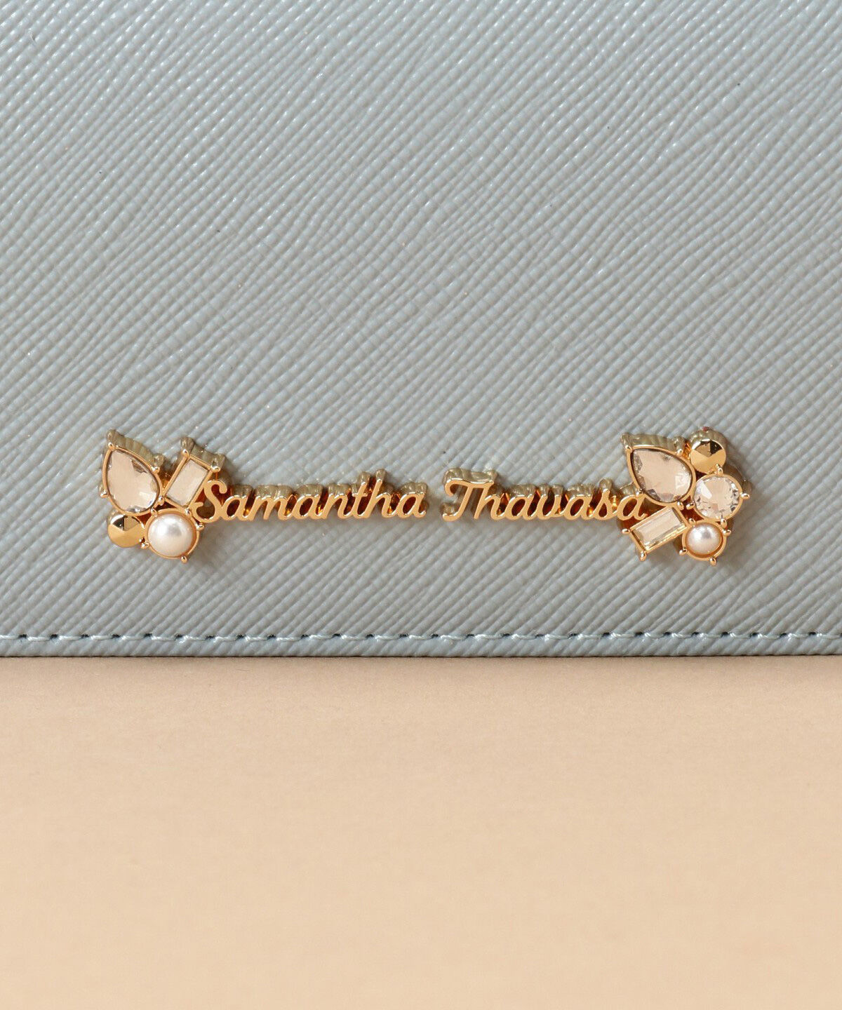 Samantha Thavasa「ラメレザービジュー カードケース」|名刺入れ・カードケース|