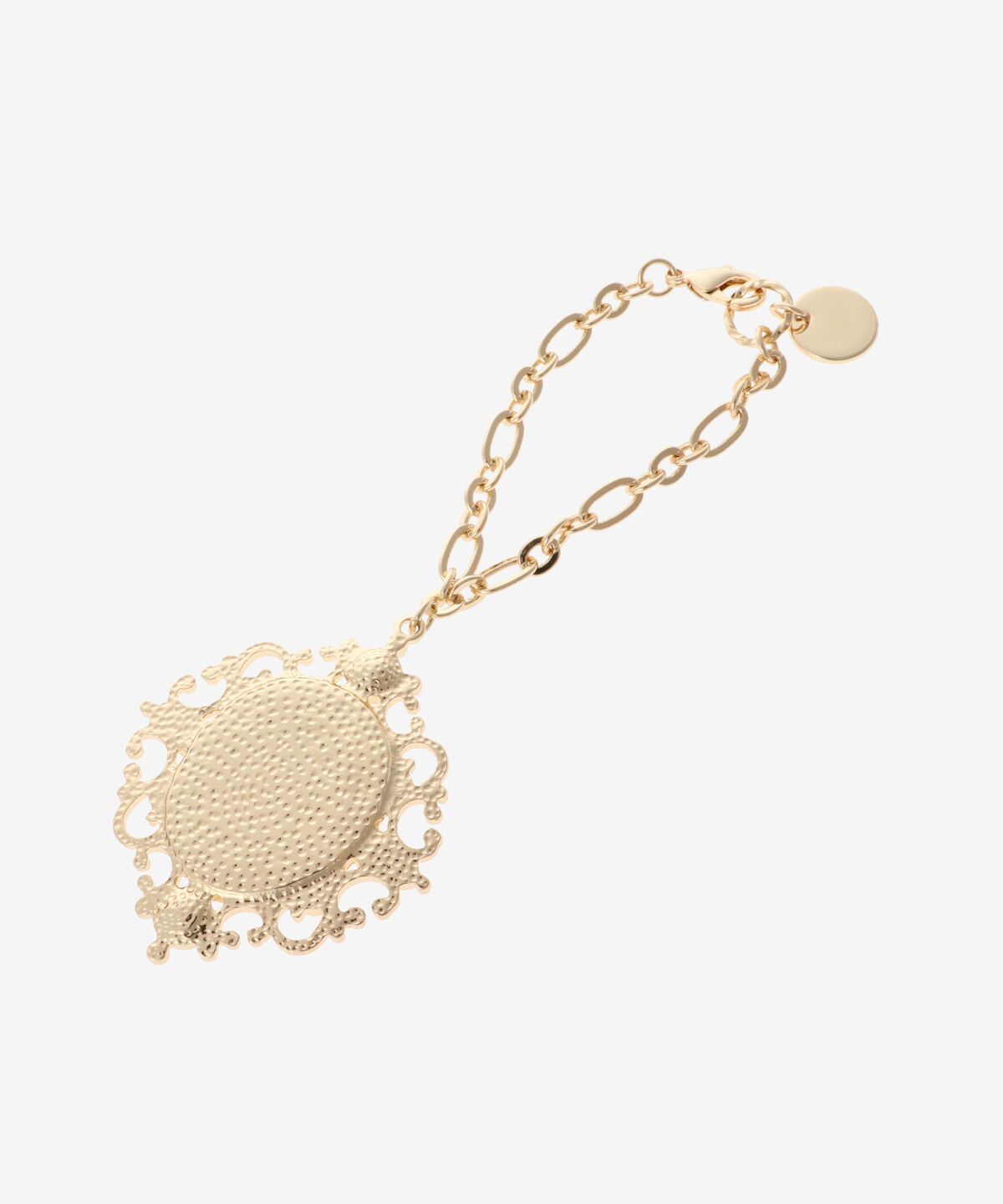 Samantha Vega「クリアカメオ風イニシャルチャーム（H）」|チャーム・キーホルダー|