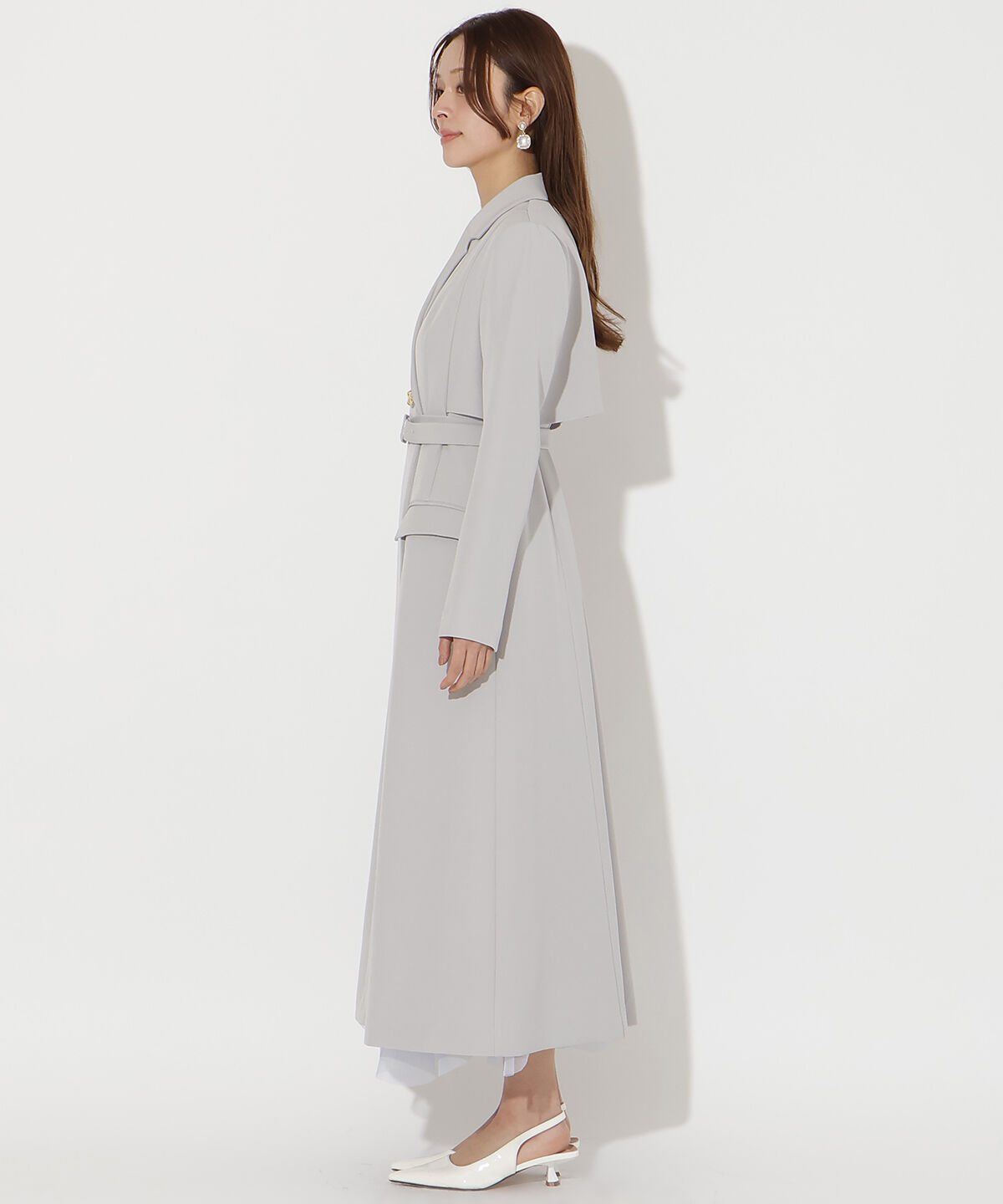 アンドクチュール「トレンチ風ワンピース」|ワンピース|