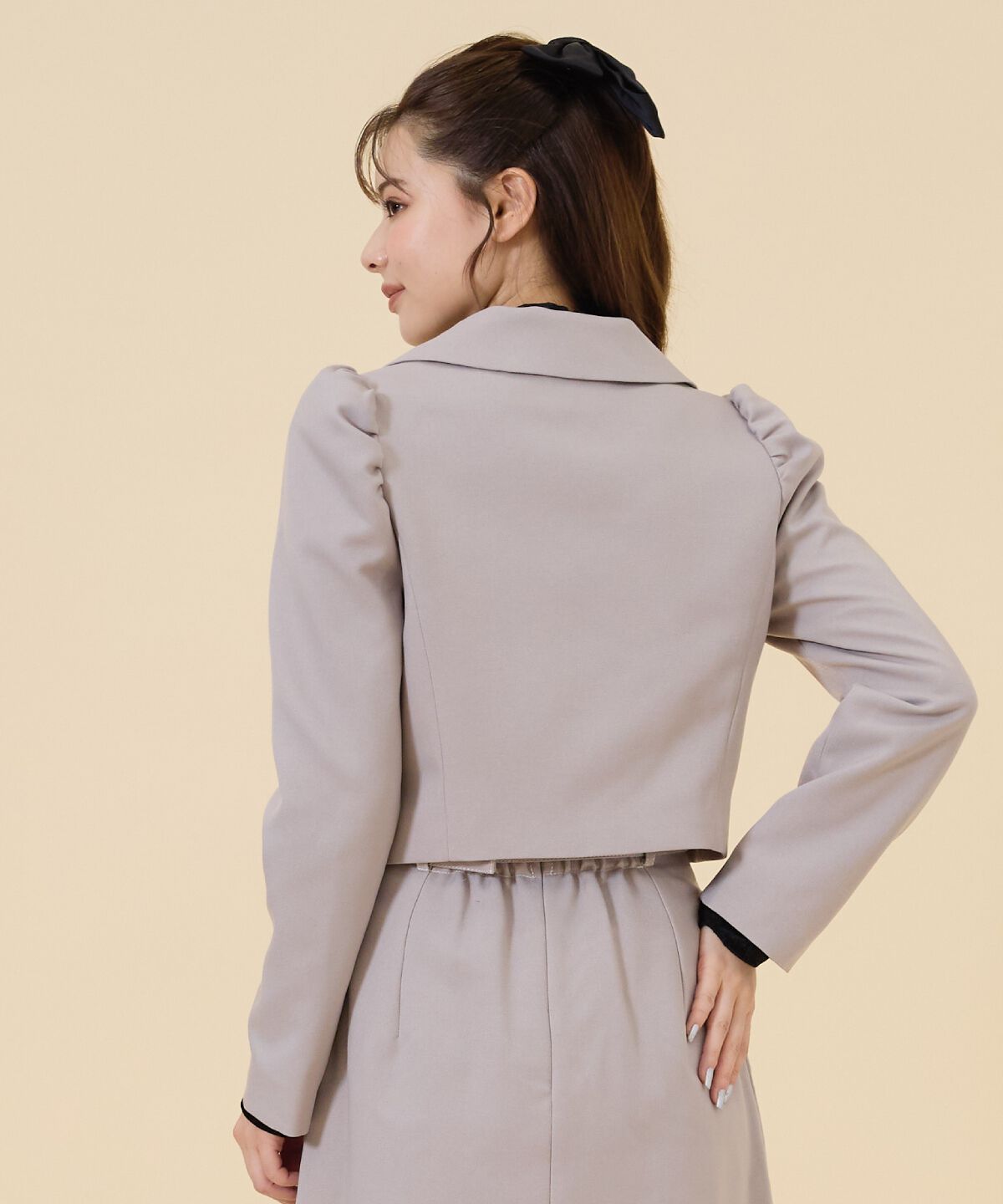 REDYAZEL「ウーリッシュショートダブルジャケット」|テーラードジャケット|