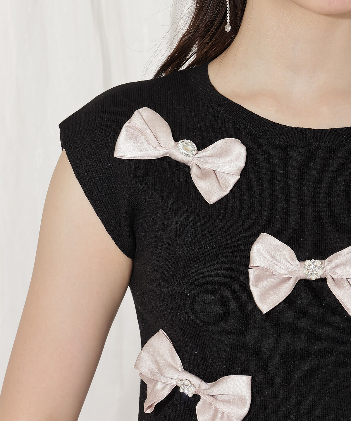 WILLSELECTION「ランダムサテンリボンプルオーバー」|Tシャツ・カットソー|