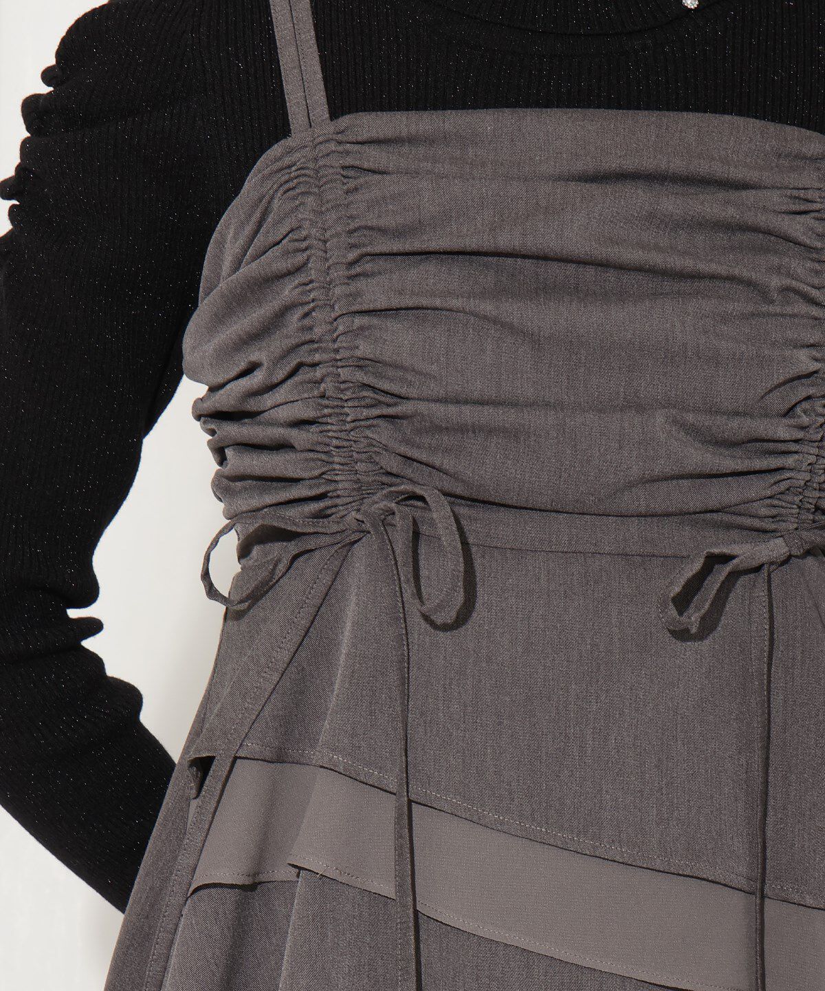 WILLSELECTION「ティアードギャザーキャミワンピース」|ワンピース|