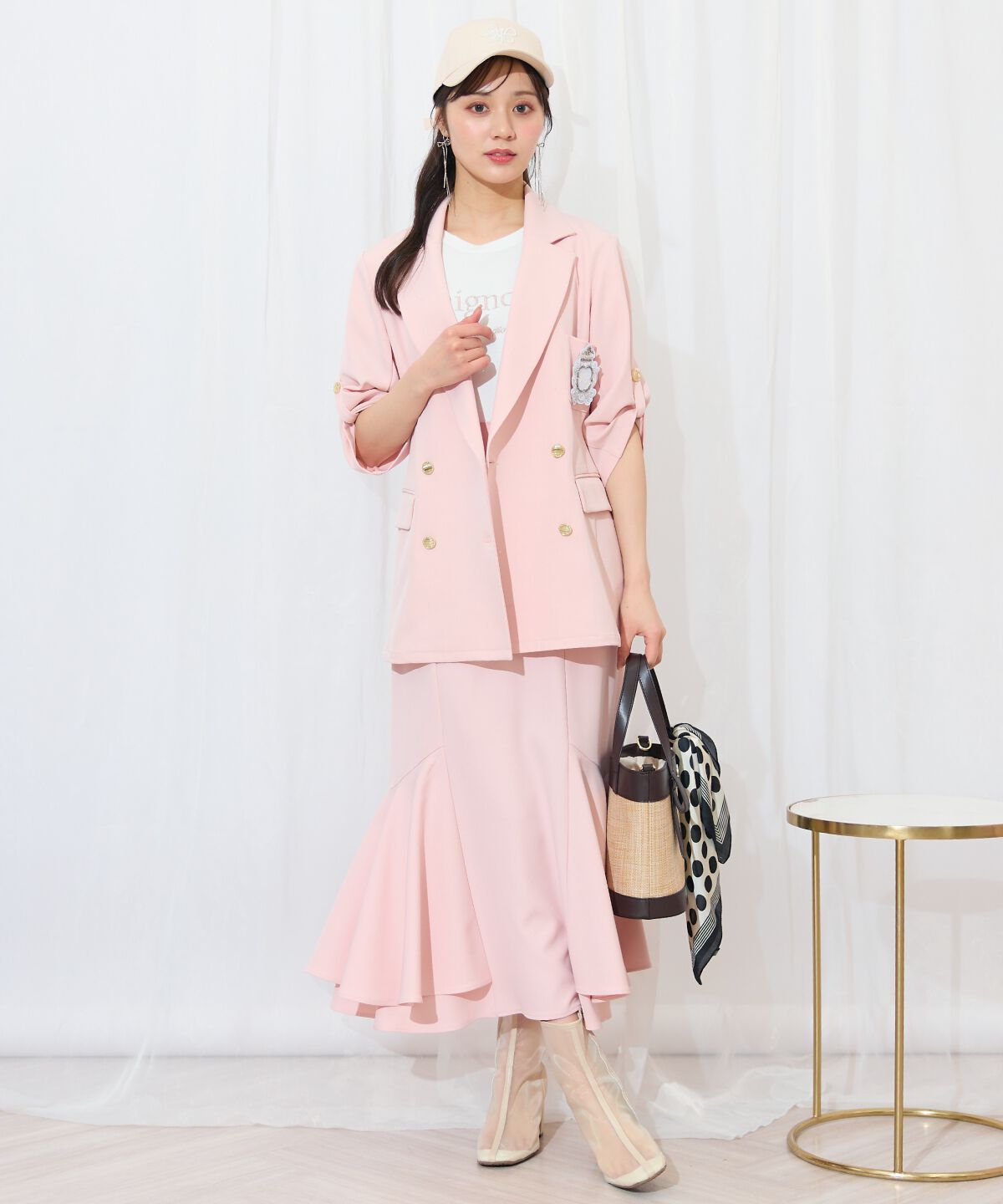 WILLSELECTION「裾ボリュームマーメイドスカート」|フレア|