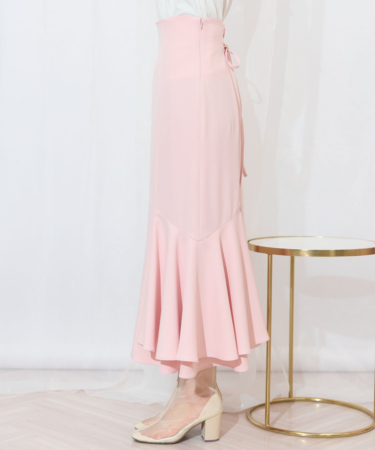 WILLSELECTION「裾ボリュームマーメイドスカート」|フレア|