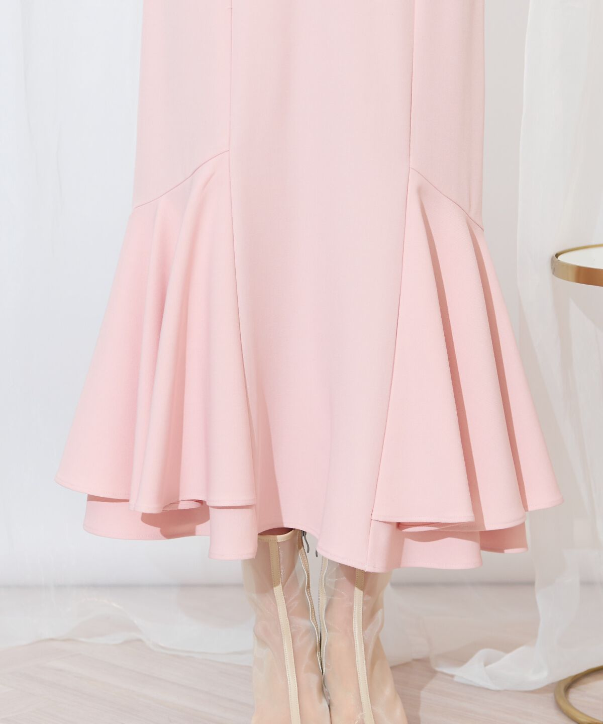 WILLSELECTION「裾ボリュームマーメイドスカート」|フレア|