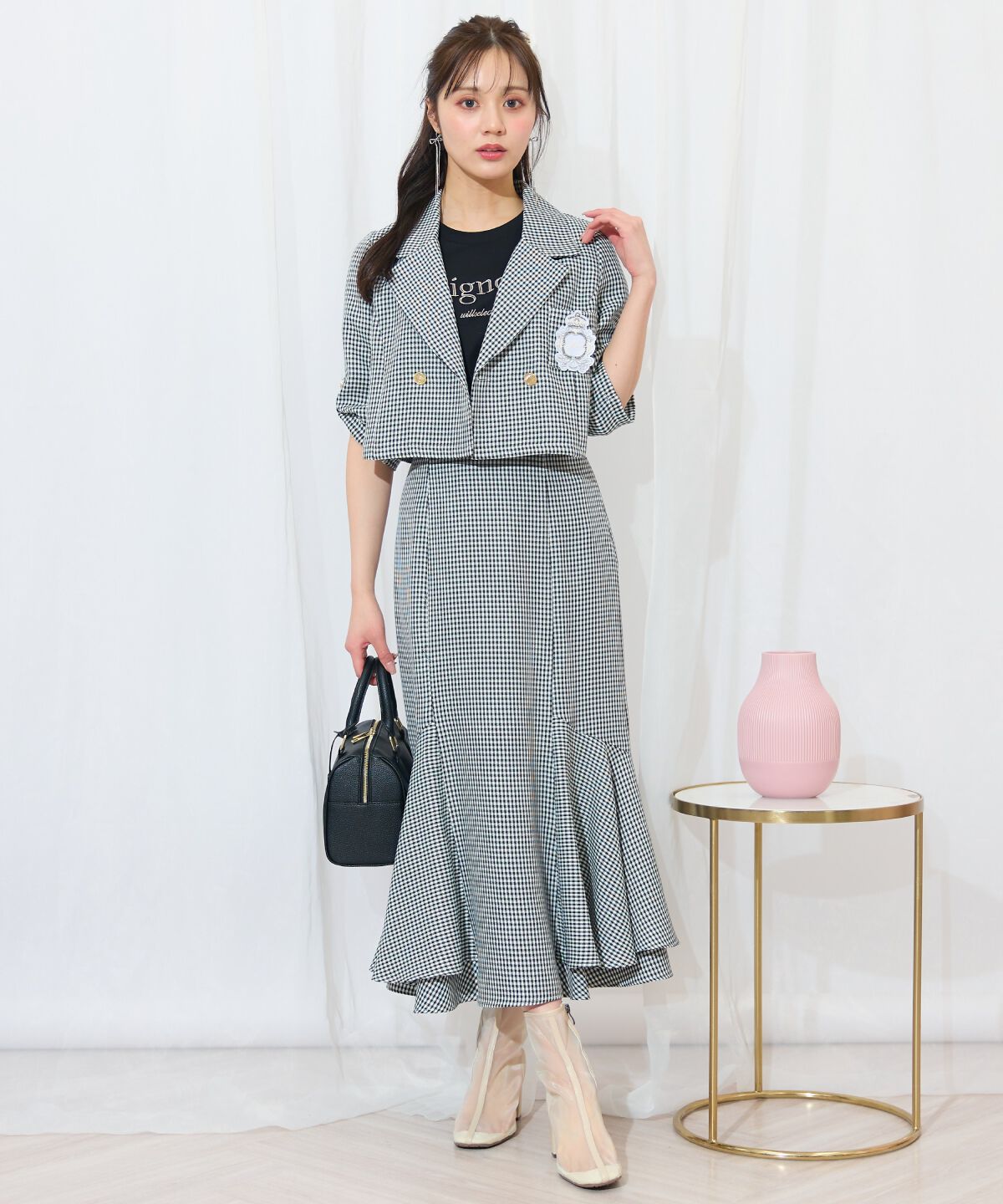 WILLSELECTION「裾ボリュームマーメイドスカート」|フレア|