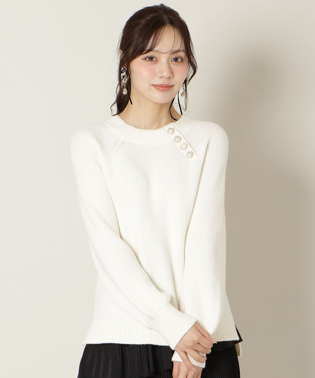 WILLSELECTION「アソートボタンデザインニット」|ニット・セーター|オフ