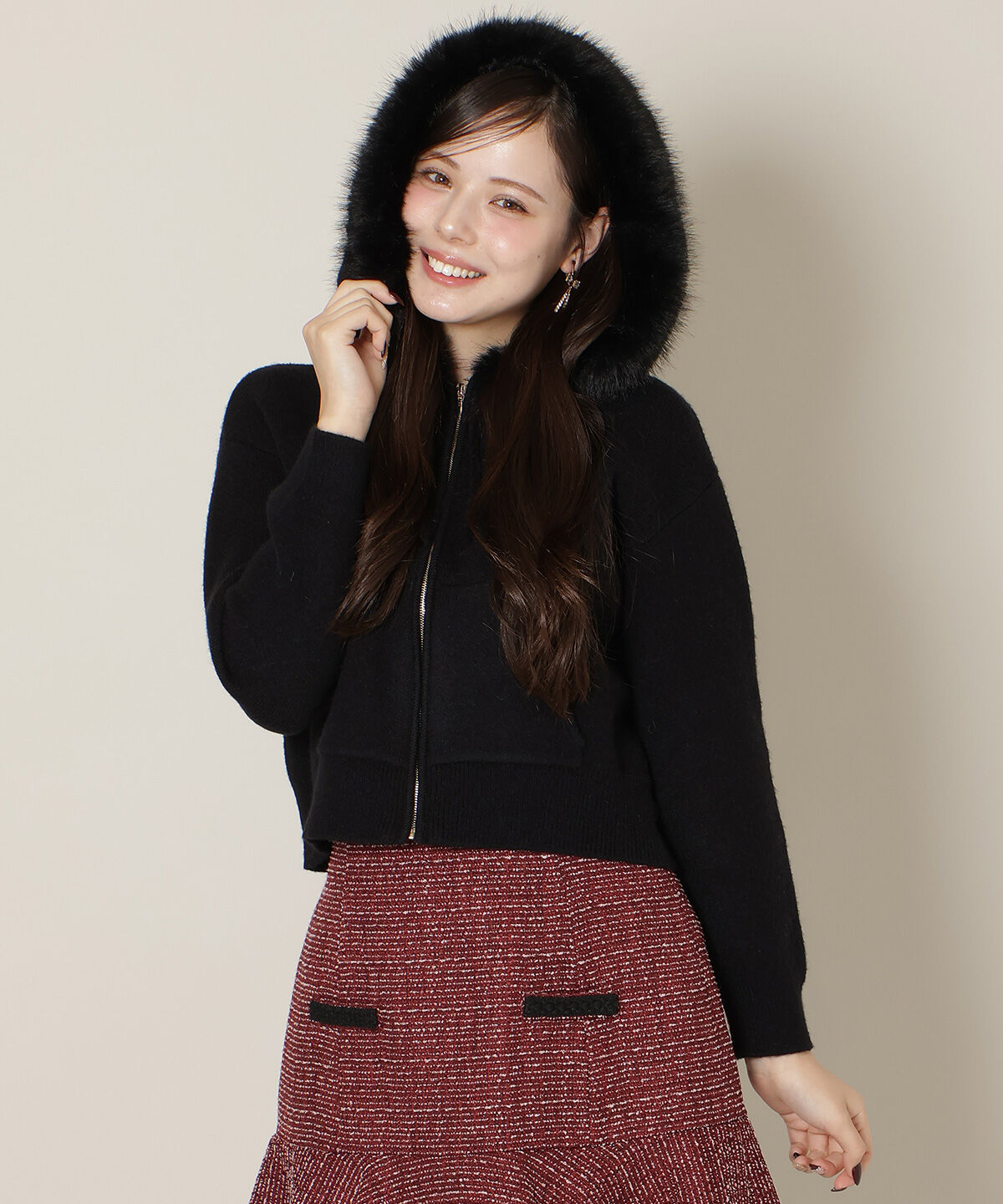 WILLSELECTION「フードファーニットパーカー」|パーカー|