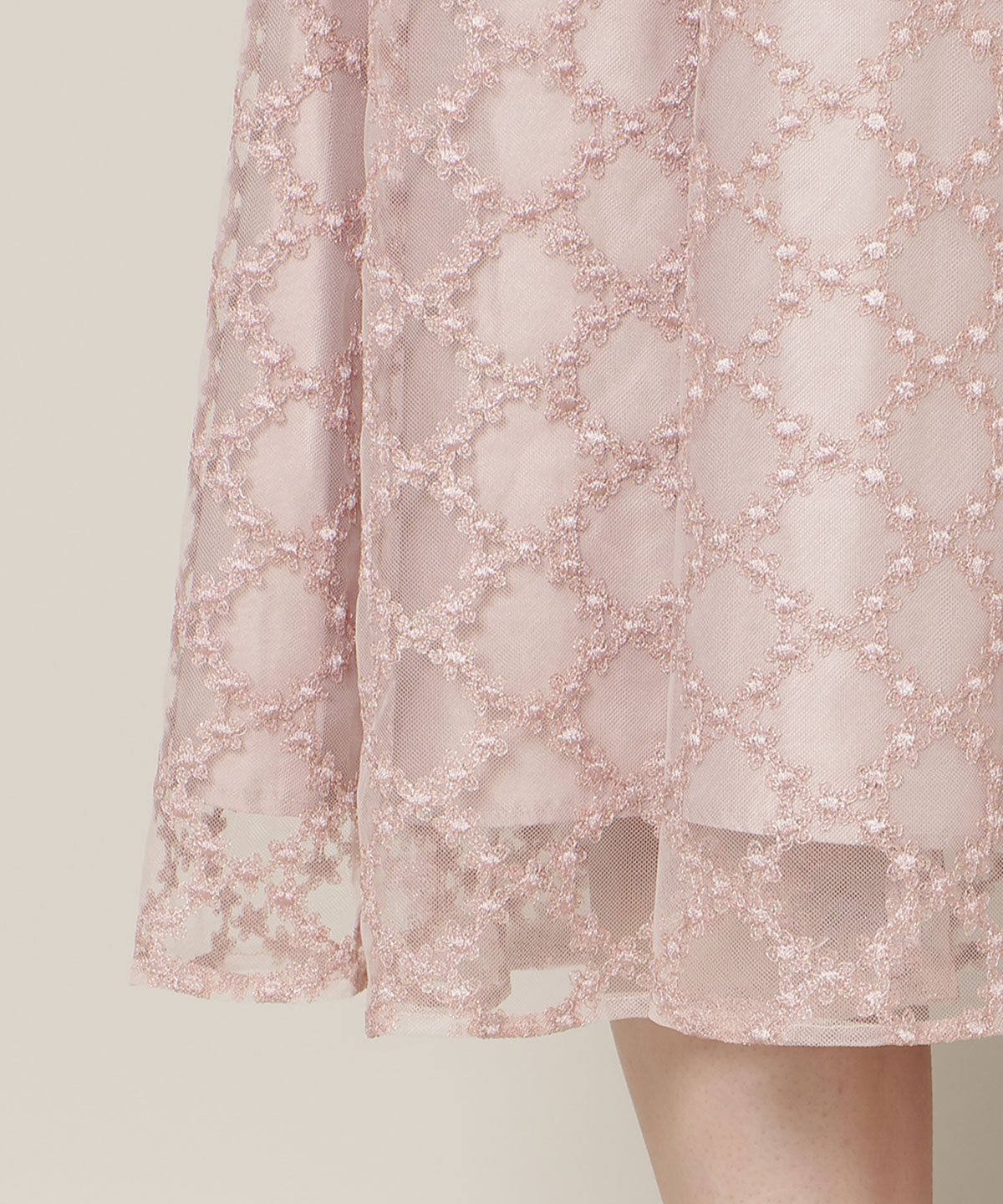 WILLSELECTION「パイピングケープフレアワンピース」|ドレス|