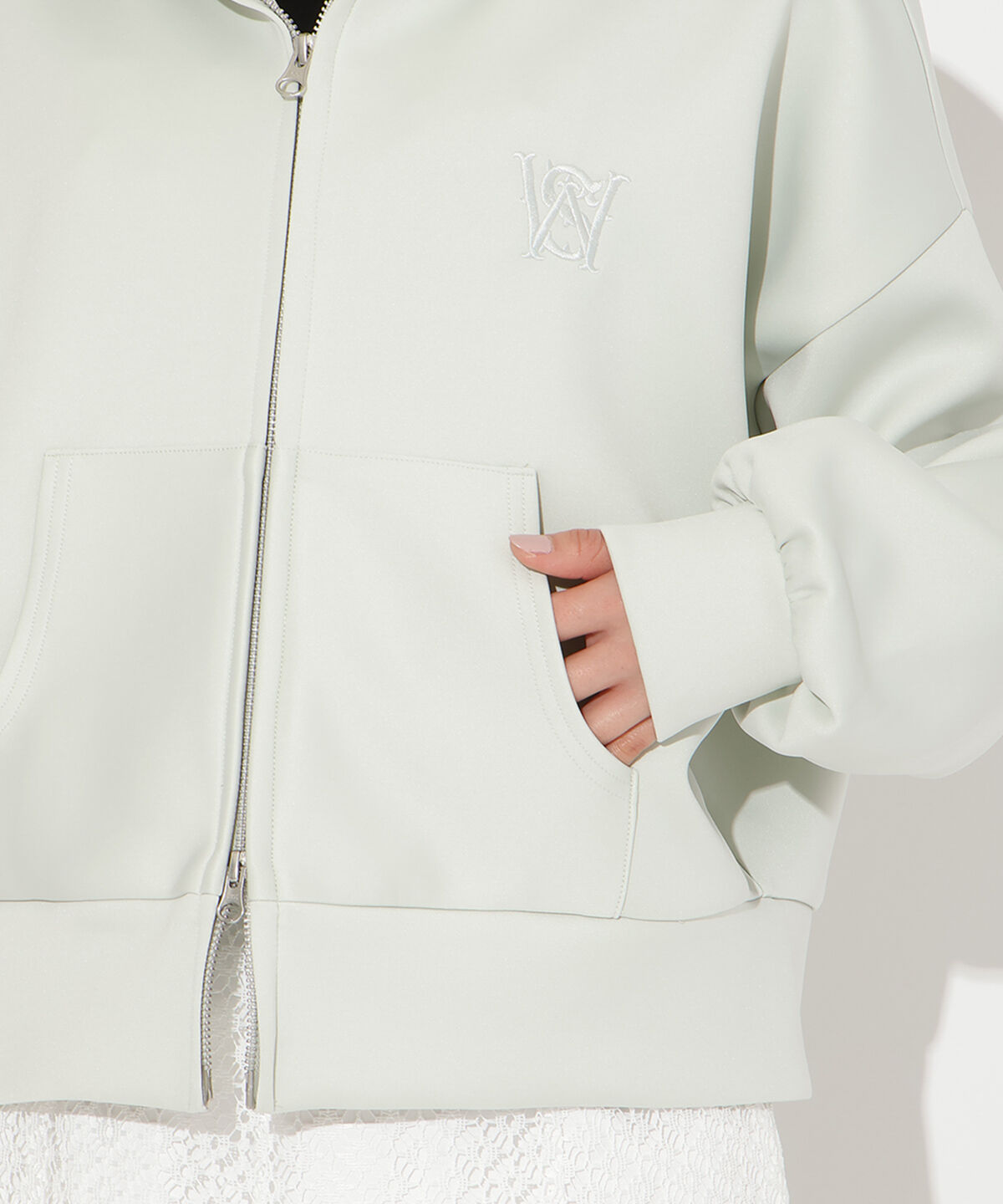 WILLSELECTION「ダブルZIPオーバーサイズパーカー」|パーカー|