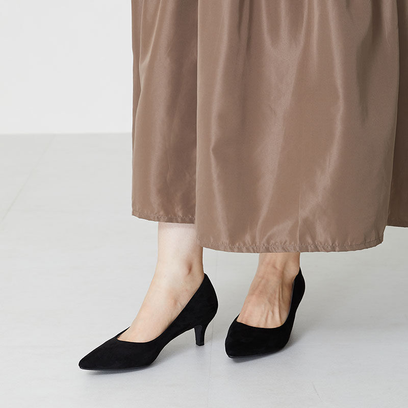 ORiental TRaffic「【跳べるパンプス/シリーズ累計１５０万足突破】ミドルヒール パンプス /R-3202 オフィス」|パンプス|