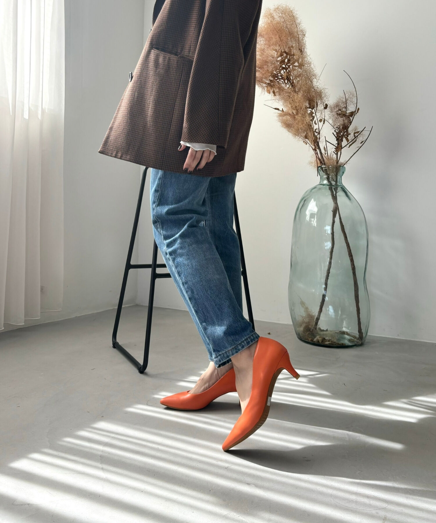 ORiental TRaffic「【跳べるパンプス/シリーズ累計１５０万足突破】ミドルヒール パンプス /R-3202 オフィス」|パンプス|