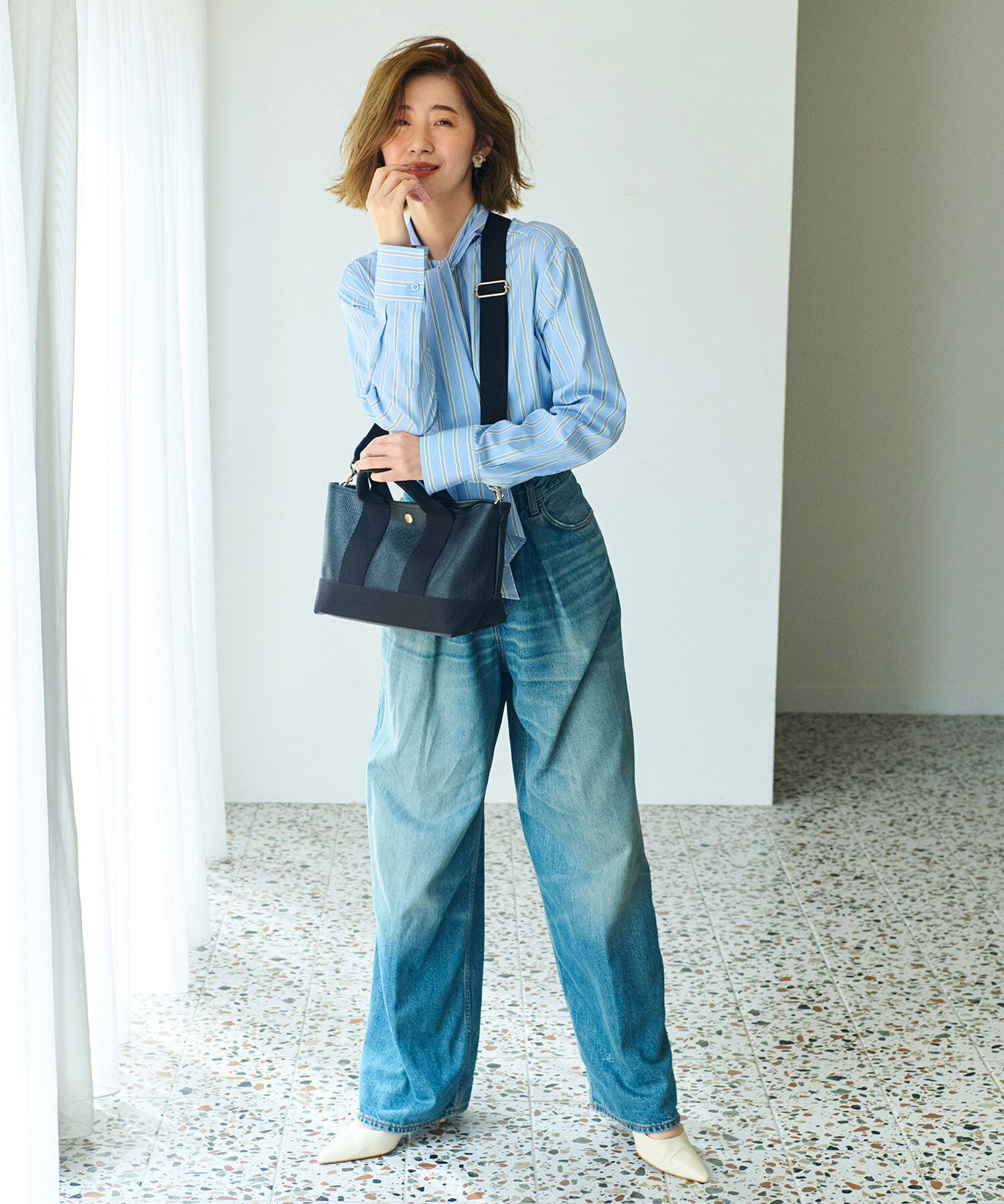 TOPKAPI BREATH「【Breath TOPKAPI】SCOTCH GRAIN スコッチグレイン ショルダー付き ミニ トートバッグ S」|トートバッグ|