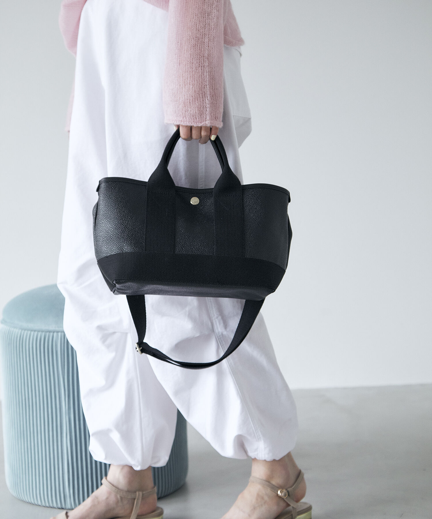 TOPKAPI BREATH「【Breath TOPKAPI】SCOTCH GRAIN スコッチグレイン ショルダー付き ミニ トートバッグ S」|トートバッグ|