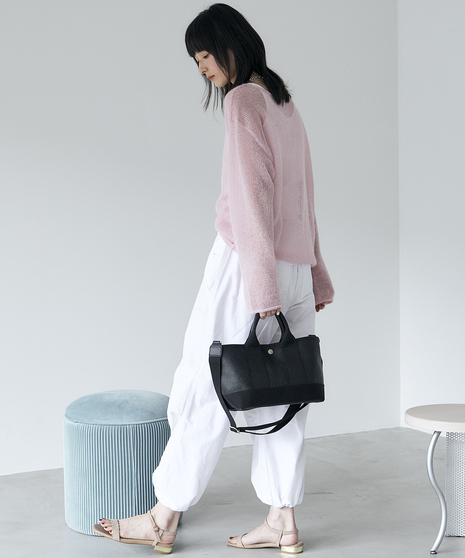 TOPKAPI BREATH「【Breath TOPKAPI】SCOTCH GRAIN スコッチグレイン ショルダー付き ミニ トートバッグ S」|トートバッグ|