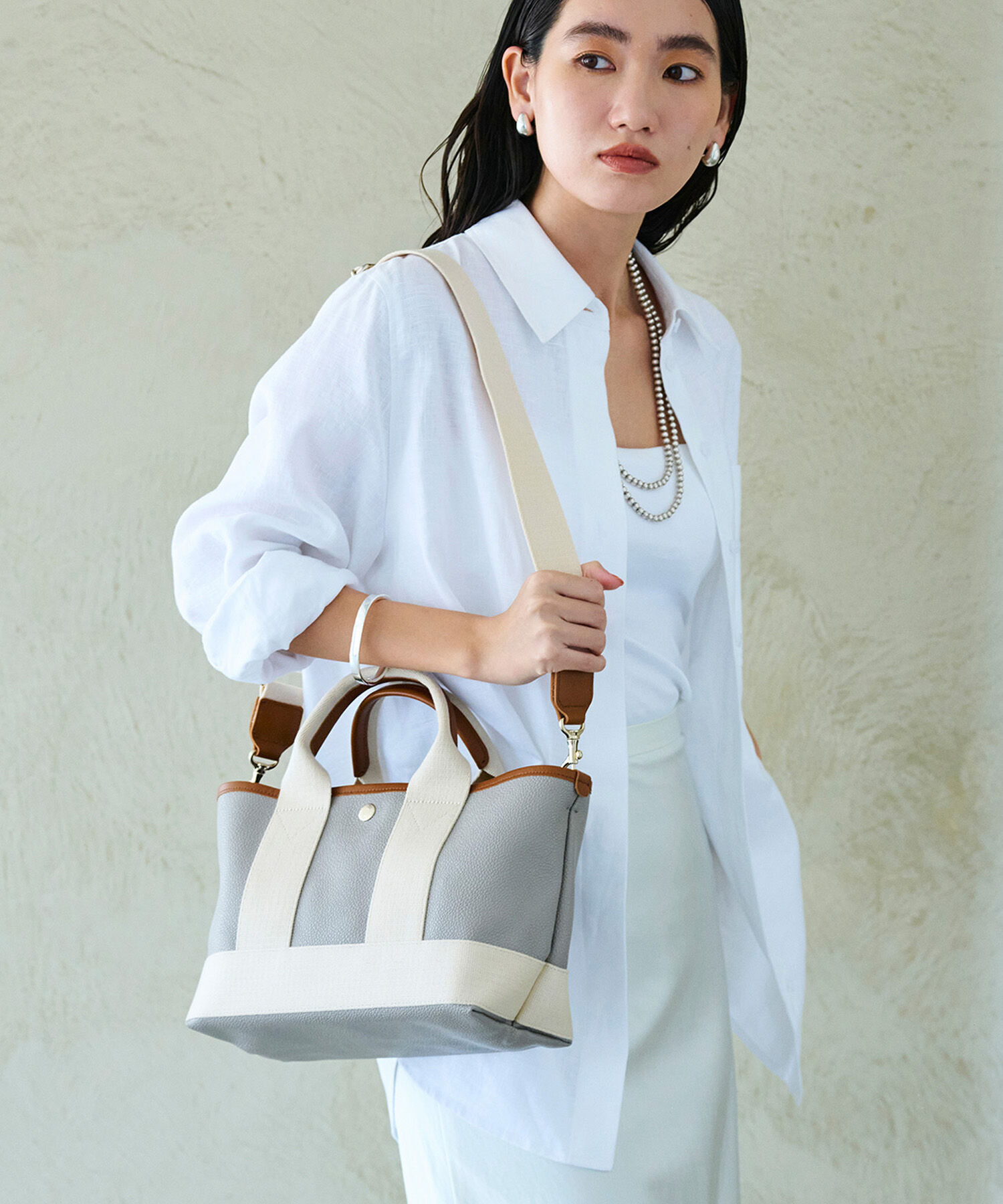 TOPKAPI BREATH「【Breath TOPKAPI】SCOTCH GRAIN スコッチグレイン ショルダー付き ミニ トートバッグ S」|トートバッグ|