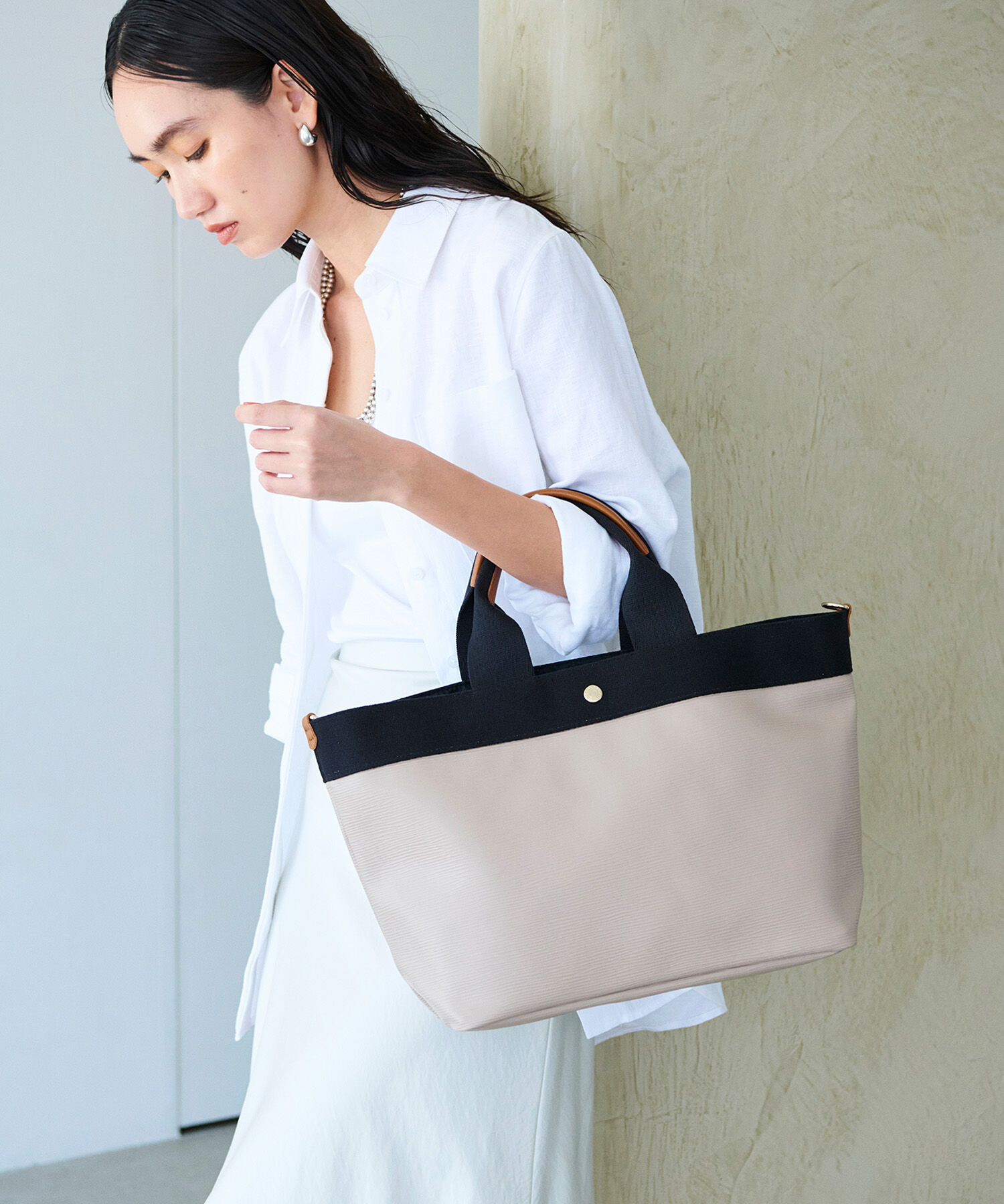 TOPKAPI BREATH「【人気色が限定復活！】【Breath TOPKAPI】RIPPLE リプル A4 トート バッグ L（ショルダー付き）」|ハンドバッグ|