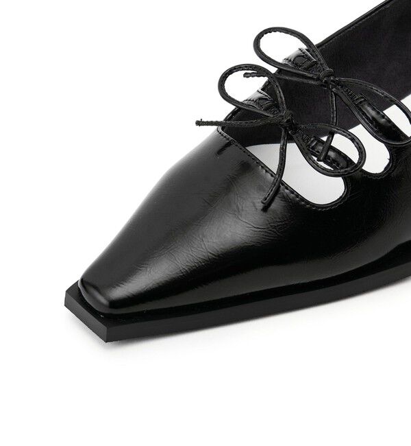 SY UNITED ARROWS「＜SY＞ダブルリボンピース フラット15●&uarr;」|パンプス|