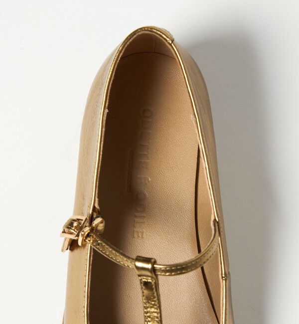 ODETTE E ODILE「ワイドスクエア Tストラップ フラット20&uarr;」|パンプス|