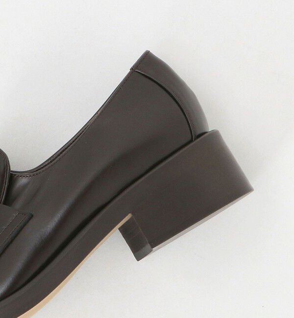 ODETTE E ODILE「スクエアマニッシュローファー フラット40&uarr;」|ローファー|