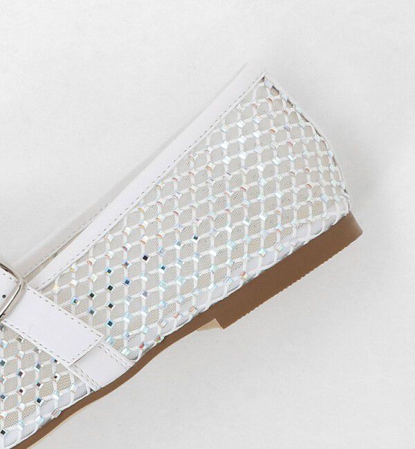 ODETTE E ODILE「メリージェーンビジュー フラット10&uarr;」|パンプス|