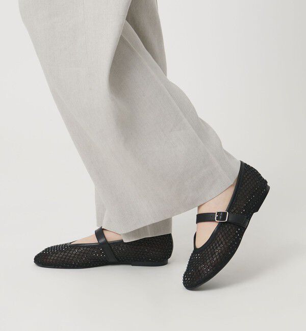 ODETTE E ODILE「メリージェーンビジュー フラット10&uarr;」|パンプス|